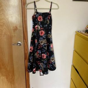 Flower midi dress